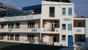 Budova, kde se aparthotel nachází