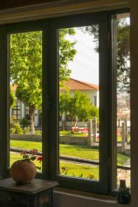 A garden outside Elaia Hotel