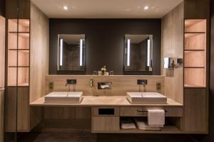 Koupelna v ubytování monte mare SAUNA-SPA-SPORTS-HOTEL