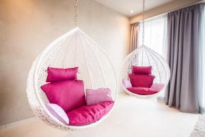 Postel nebo postele na pokoji v ubytování monte mare SAUNA-SPA-SPORTS-HOTEL