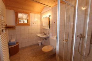Koupelna v ubytování B&B Le Berceau