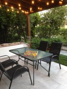 Posezení v ubytování Beach House Nikiti