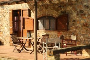 Patio nebo venkovní prostory v ubytování Casale Vigna Carbona