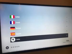 TV a/nebo společenská místnost v ubytování Aruna Suites