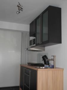 Η κουζίνα ή μικρή κουζίνα στο Ferienwohnung Mainz