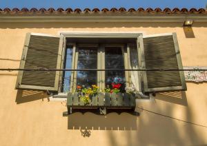 A balcony or terrace at Elaia Hotel