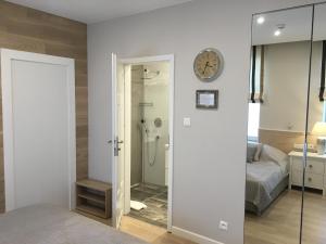 Posteľ alebo postele v izbe v ubytovaní Willa Błękit Hotel by Dorota Szelągowska