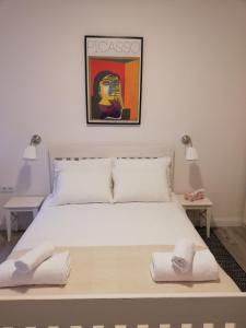 Posteľ alebo postele v izbe v ubytovaní Amalia Apartments