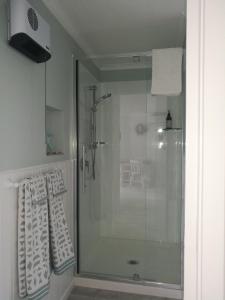 Een badkamer bij Terra Nostra