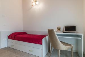 A bed or beds in a room at Cimadolmo Prosecco And History