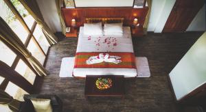 Katil atau katil-katil dalam bilik di Laya Safari Resorts & Spa