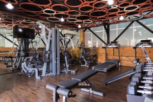 Fitness centrum a/nebo fitness zařízení v ubytování Shakun Hotels And Resorts