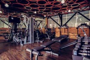 Fitness centrum a/nebo fitness zařízení v ubytování Shakun Hotels And Resorts