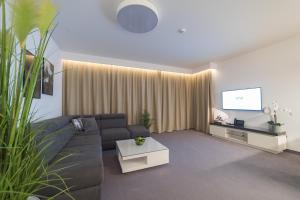 TV a/nebo společenská místnost v ubytování Apart-Hotel VIVI RESIDENCE & SPA