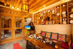 Μια τηλεόραση ή/και κέντρο ψυχαγωγίας στο Juxian Boutique Homestay