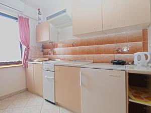 Kuchyň nebo kuchyňský kout v ubytování Apartments Dragana 1508