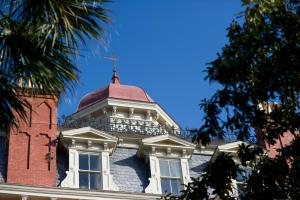 a building with a turret on top of it at Wentworth Mansion in Charleston