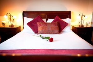 Voodi või voodid majutusasutuse Aherlow House Hotel & Lodges toas