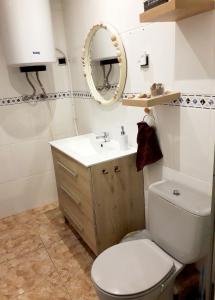 Bilik mandi di Apartamento Sant Roc