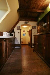A kitchen or kitchenette at Apartments Zámoček Staré časy