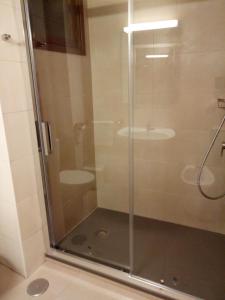 Koupelna v ubytování Hotel Iris