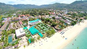 an aerial view of a resort on a beach at Lamai Coconut Beach Resort in Lamai