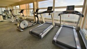 Fitness centrum a/nebo fitness zařízení v ubytování Sama Hotel Jabal Al Akhdar