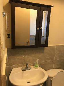 A bathroom at 1 BEDROOM / 1 BATH . PRIVATE APT. FREE WIFI, INTERENT & PARKING