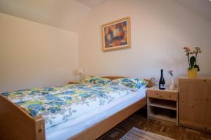Postel nebo postele na pokoji v ubytování Apartma Marjetica 2 + 27 fotografií
