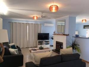 Et sittehjørne på Salty Air Apartments Kingscote Kangaroo Island