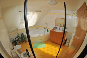 Koupelna v ubytování Apartmá u Hovorků + 34 fotografií