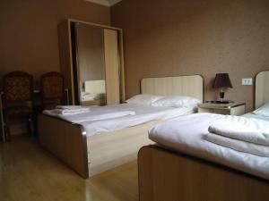 Voodi või voodid majutusasutuse Hotel Nikala toas