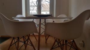 Ein Sitzbereich in der Unterkunft Basel Charme Apartments