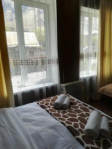 Voodi või voodid majutusasutuse Nikoloz Guesthouse toas