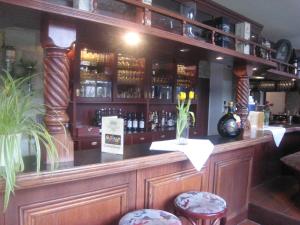 Lounge nebo bar v ubytování Hotel Schöne Aussicht