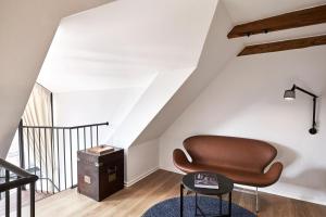 Ruang duduk di 71 Nyhavn Hotel
