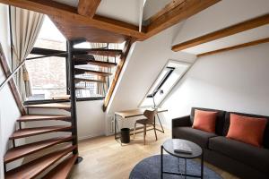 Ruang duduk di 71 Nyhavn Hotel