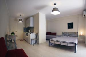 A kitchen or kitchenette at Lalezas Studios