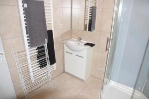 Koupelna v ubytování Appartement Courcelles + 37 fotografií