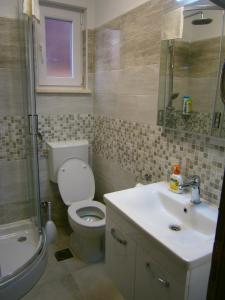 Koupelna v ubytování Studio apartment Luzia