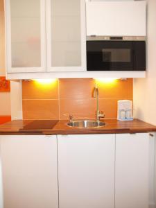 Küche/Küchenzeile in der Unterkunft Studio-Apartment Augarten