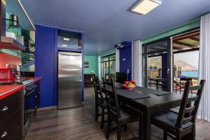 A kitchen or kitchenette at Villa Menelaos