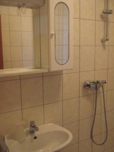 Koupelna v ubytování Apartmani Petra