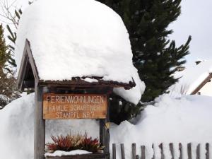 Ferienwohnungen Schartner v zimě