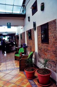 Χώρος καθιστικού στο Hotel Aranjuez