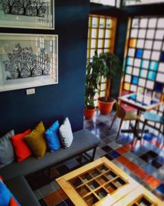 Χώρος καθιστικού στο Hotel Aranjuez