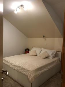 Postel nebo postele na pokoji v ubytování Apartman MIG
