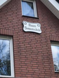 Certifikát, hodnocení, plakát nebo jiný dokument vystavený v ubytování Haus Sonnenschein
