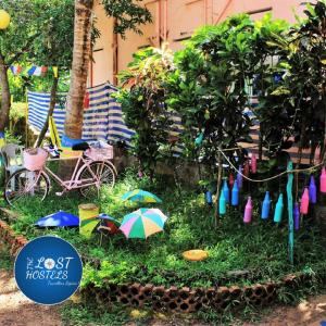 Hope Hostels, Varkala - Helipad外面的花园