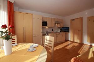 A kitchen or kitchenette at Apart Bergkristall